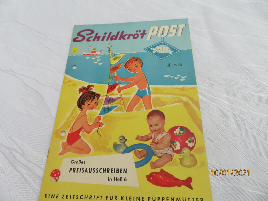 ORIGINAL = Schildkröt Post Heft 2 1958 59904 TOPZUSTAND 