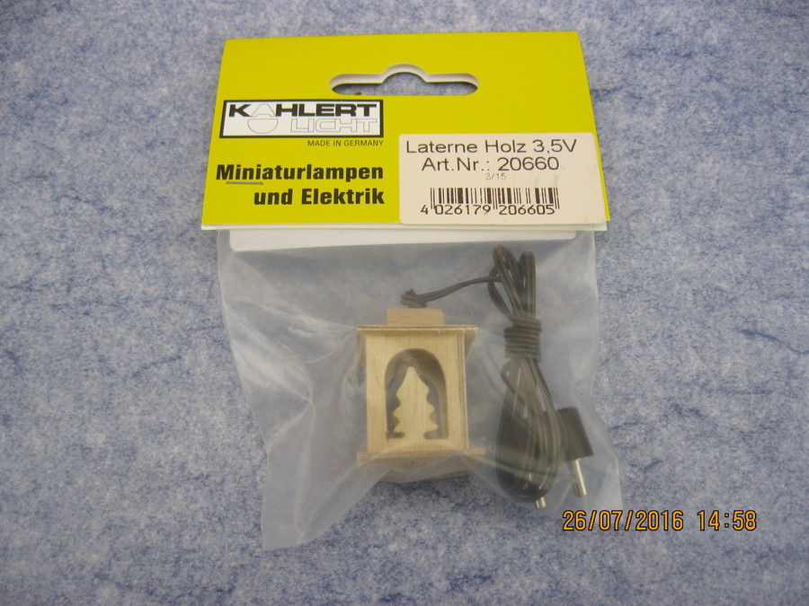 Kahlert Licht 60606 poppenhuis accessoires, bruin